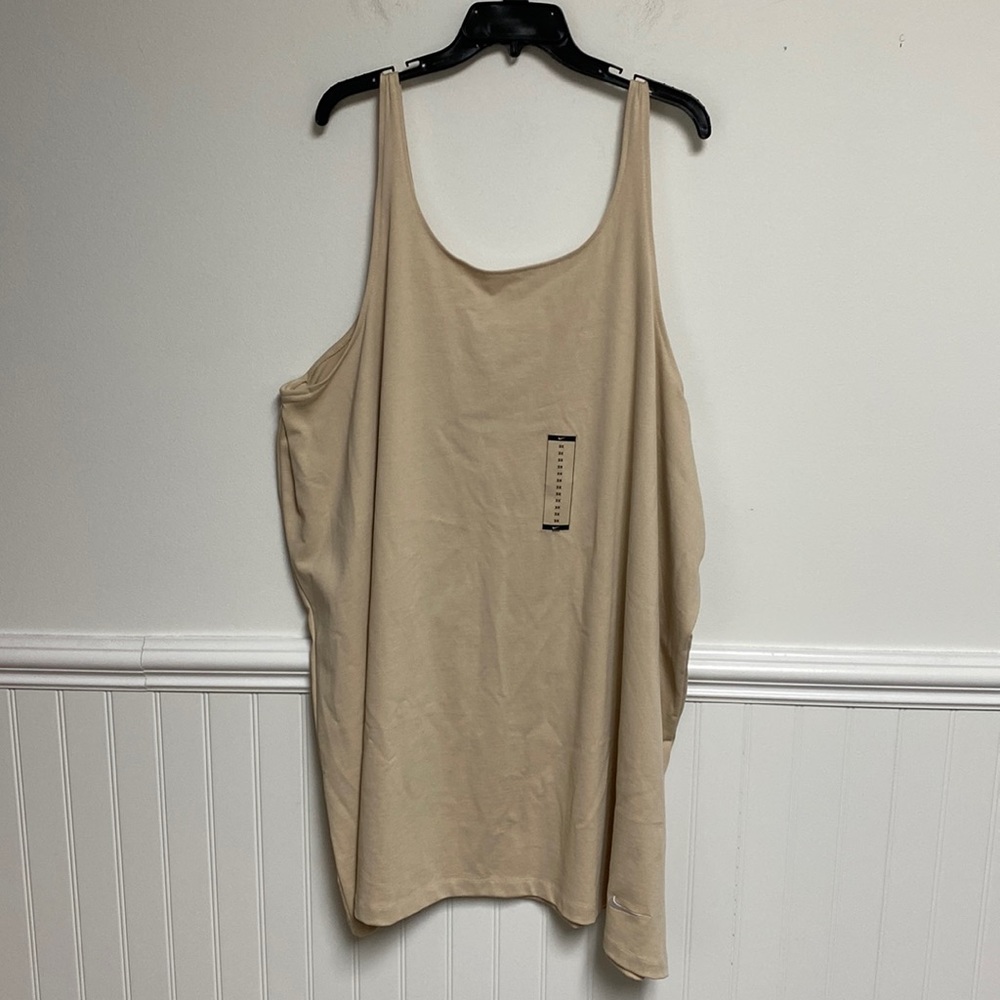 Sportswear Women’s Jersey Tank Dress Plus Size Sanddrift size 3 X